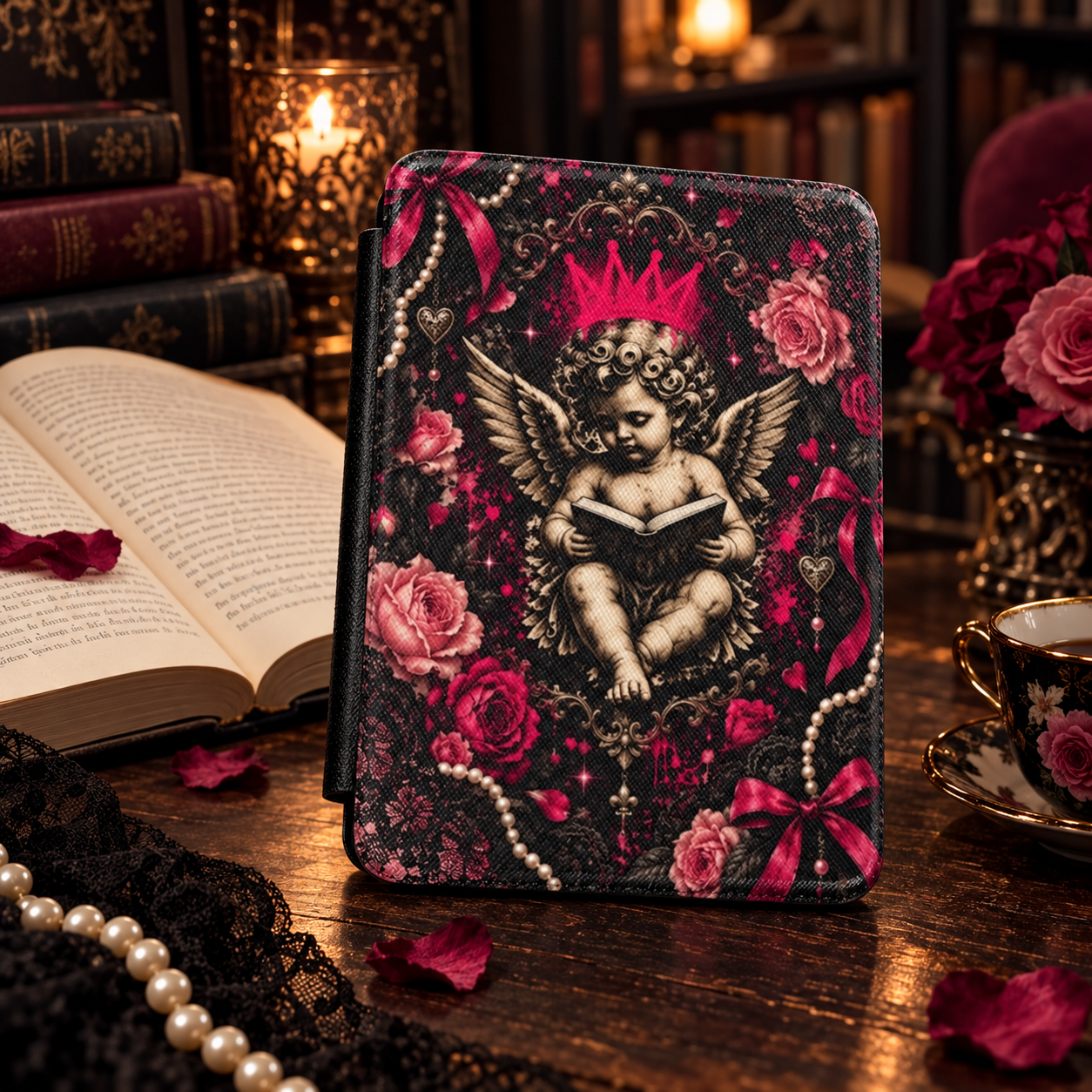 Pretty Little Darling Kindle Case lifestyle